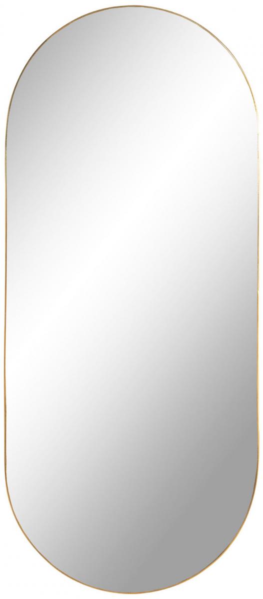 KAILA KAILA Oval Mirror - Thin Brass 35x80 cm