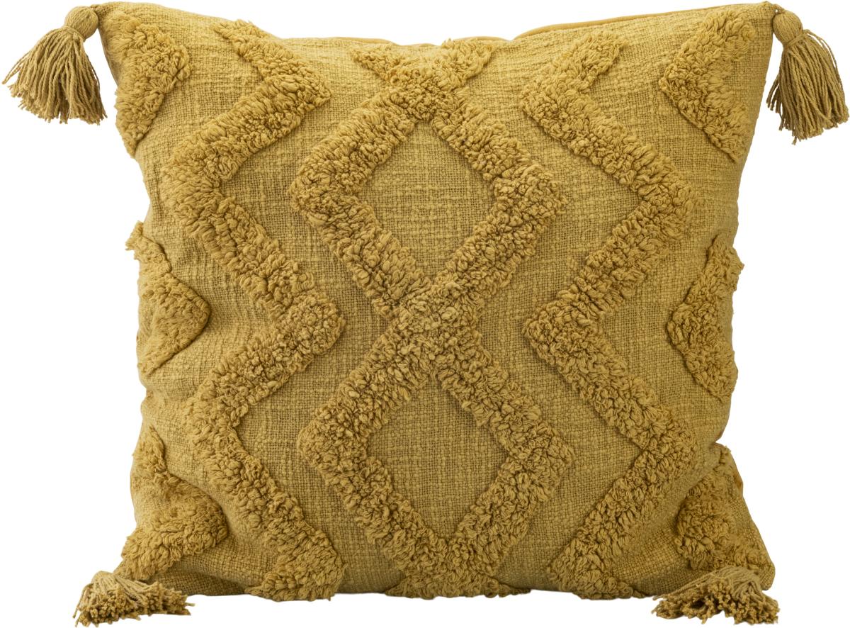 Fondaco Kussenhoes Cora - Safraan 48x48 cm