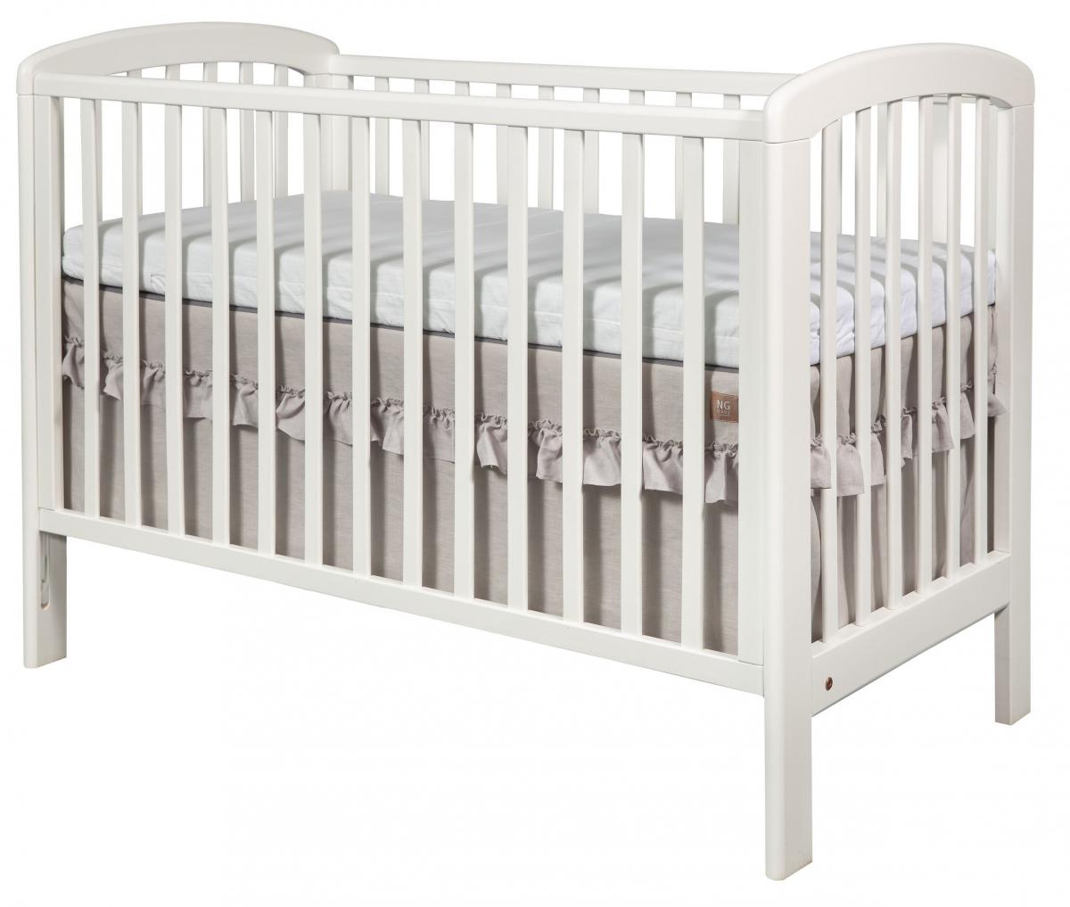 NG Baby Bedrok Volang Kinderbed - Light Grey 120x60x40 cm
