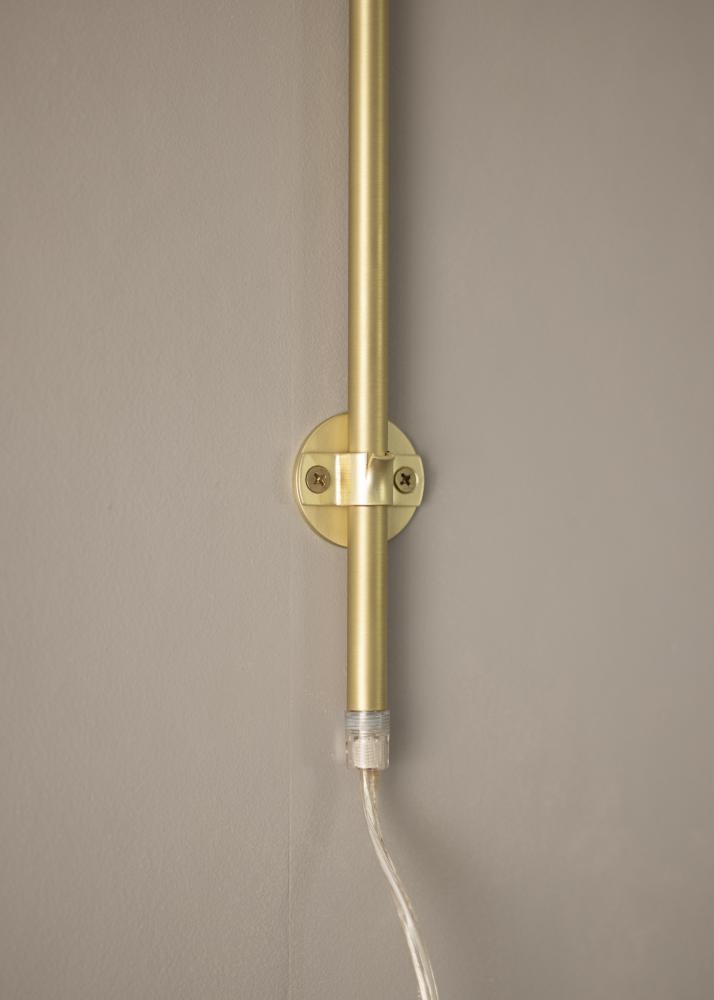 Texa Design Gallery LED 60 cm voor lijstbreedte +90 cm schilderijverlichting - Messing