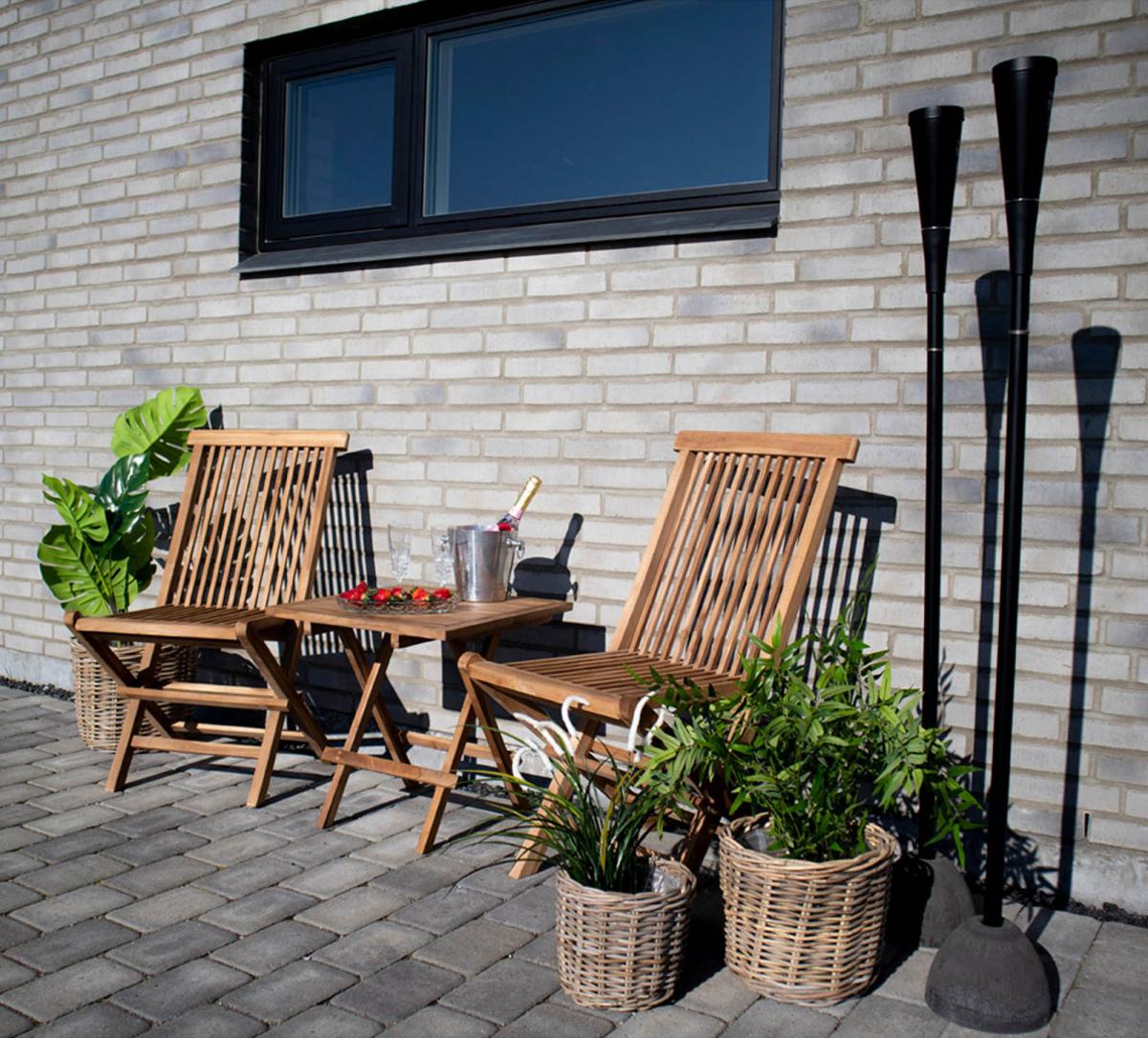 House Nordic Bijzettafel Bilbao 50x50 cm - Teak