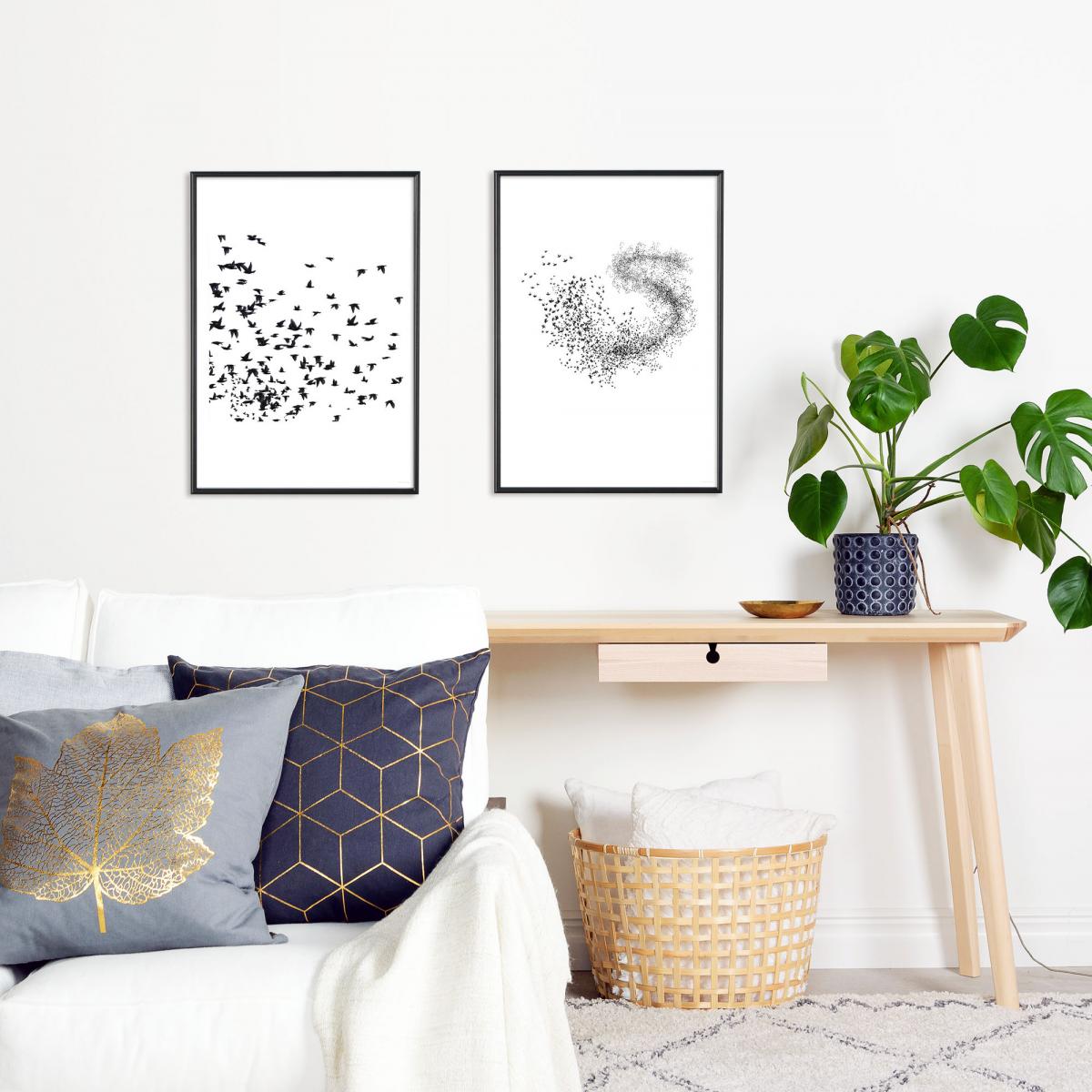 Love Home Birds Poster