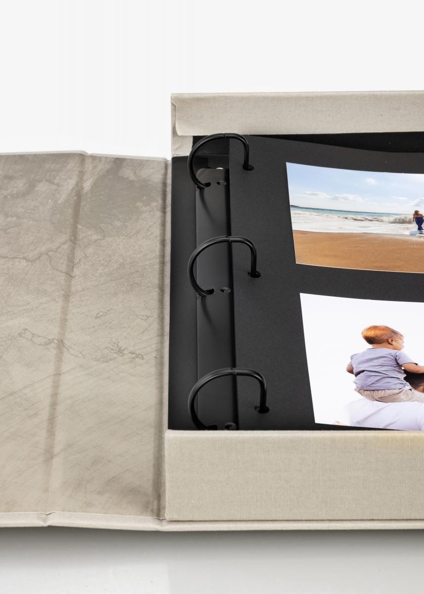 KAILA KAILA ONE OF A KIND Grey - Coffee Table Photo Album (60 Zwarte zijden)
