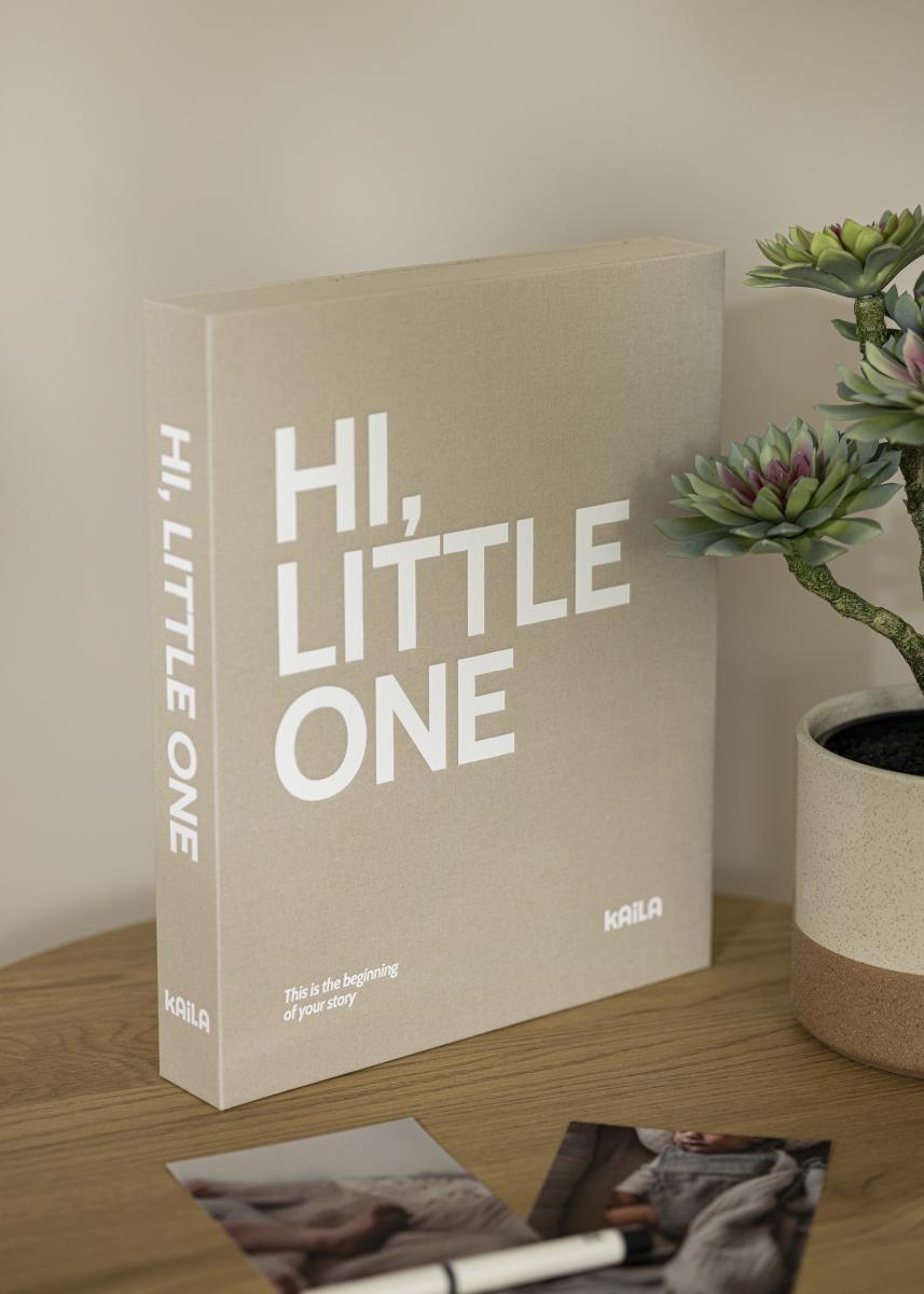 KAILA KAILA HI LITTLE ONE Grey - Coffee Table Photo Album (60 Zwarte zijden)