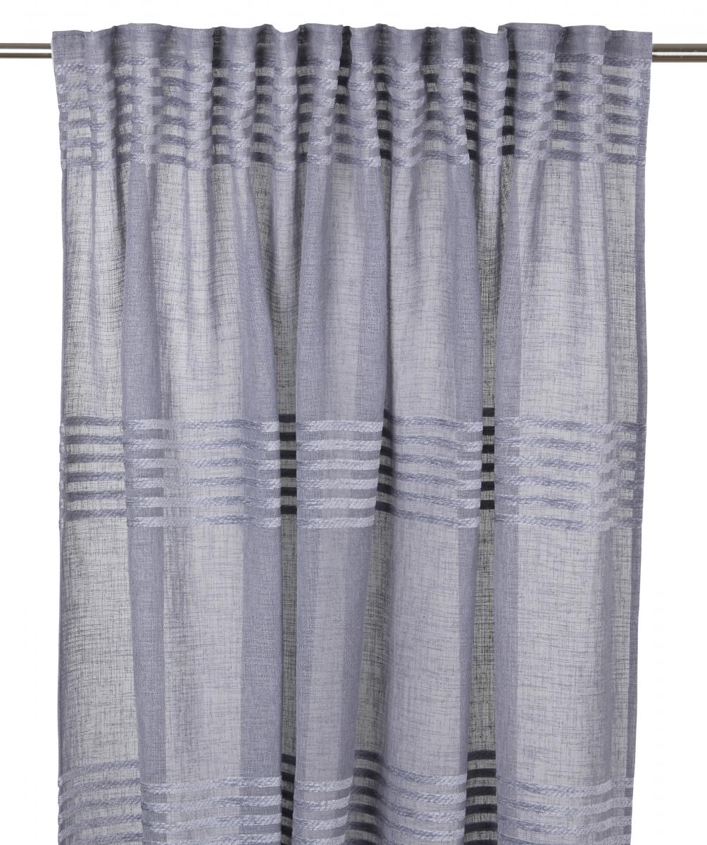 Fondaco Plooiband gordijnen Mili - Denim set van 2