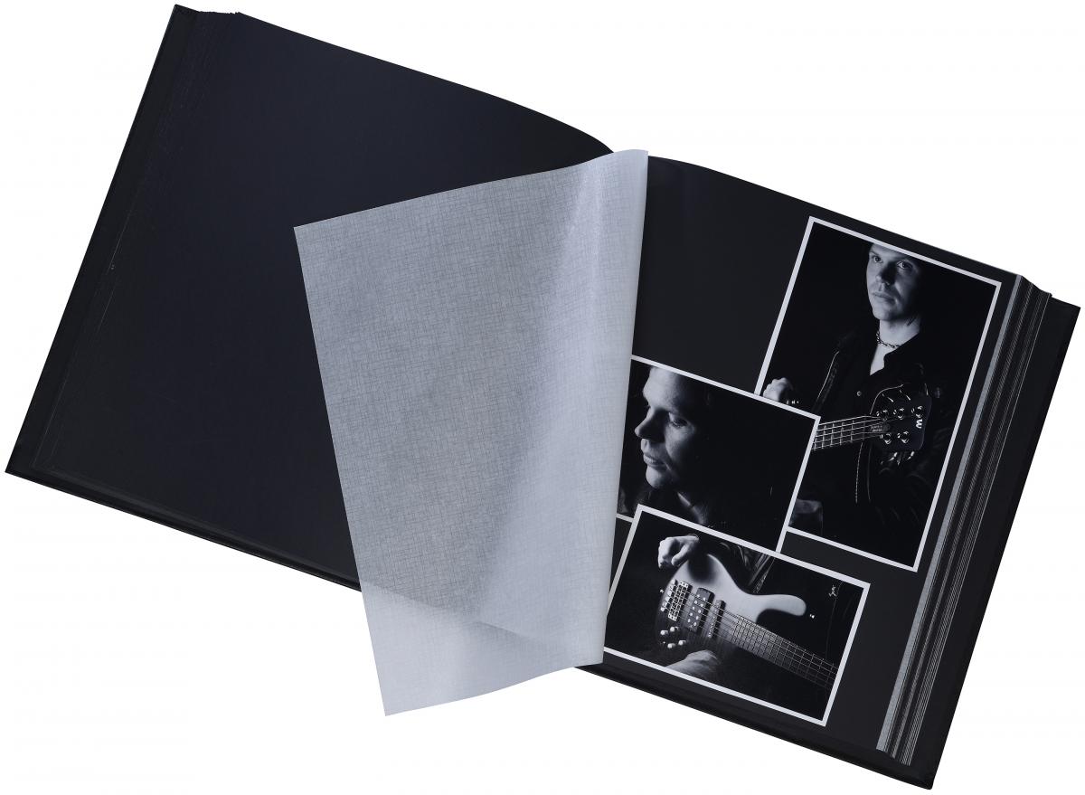 BGA Nordic Black Line Maxi Album 30x33 cm (100 Zwarte zijden / 50 bladen)
