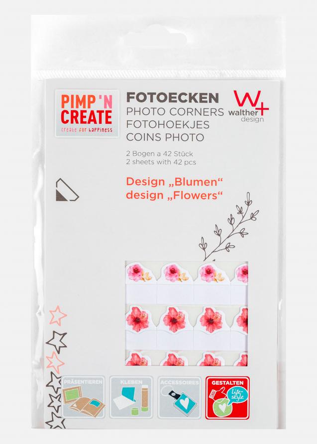 Walther PAC Fotohoekjes Flower - 84 ST