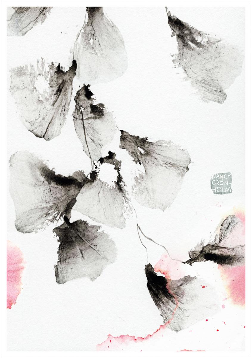 Bildverkstad Pink ink - Green isle studio Poster