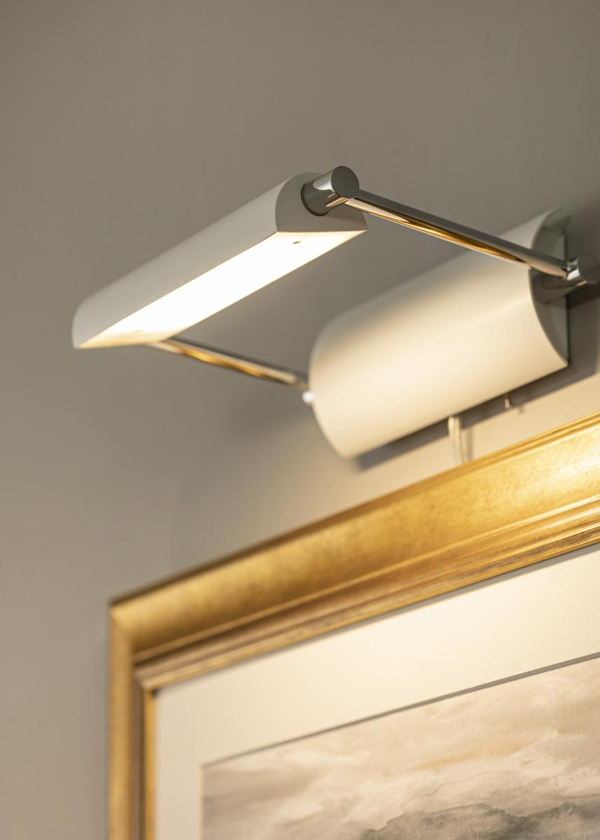 AH Belysning Åmål V787 LED voor lijstbreedte 40-60 cm schilderijverlichting - Wit