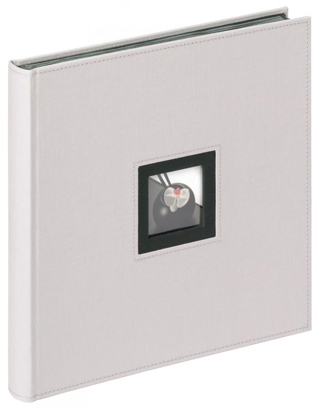 Walther Black & White Album Grijs - 30x30 cm (50 Zwarte zijden / 25 bladen)
