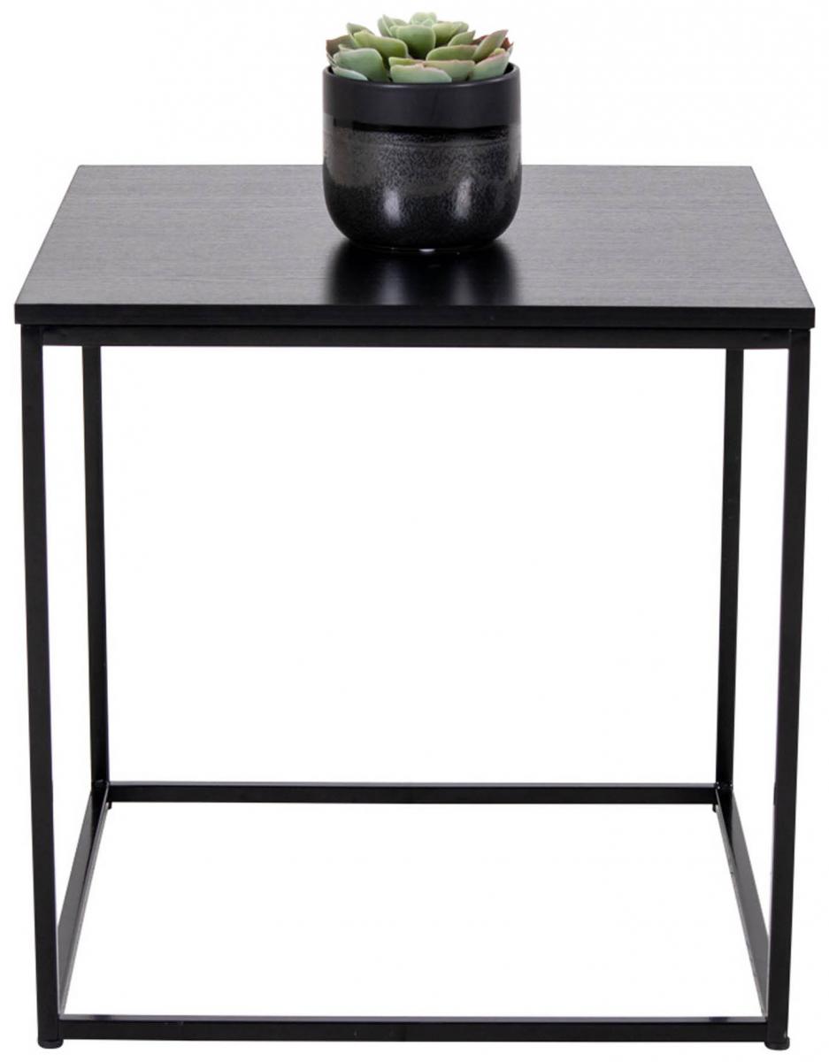 House Nordic Bijzettafel Vita 45x45 cm - Zwart