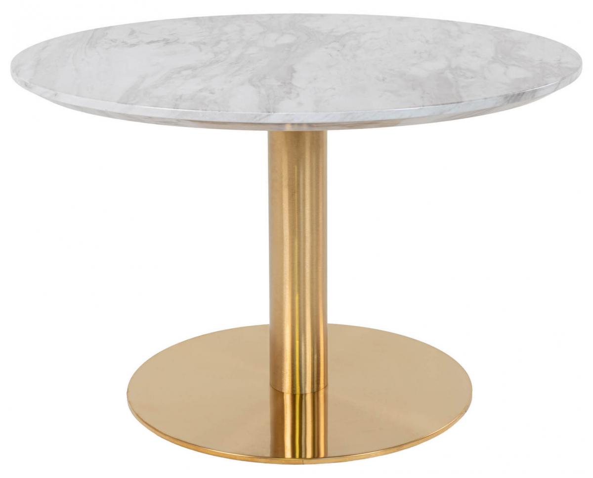 House Nordic Salontafel Bolzano 70x70 cm - Marmer/Messing
