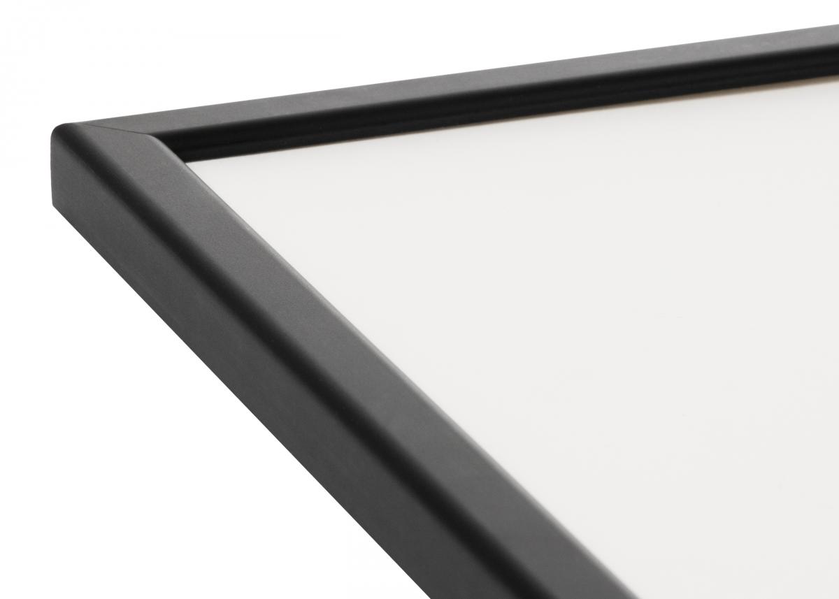 HHC Distribution Fotolijst Slim Mat Ontspiegeld Glas Zwart 15x15 cm