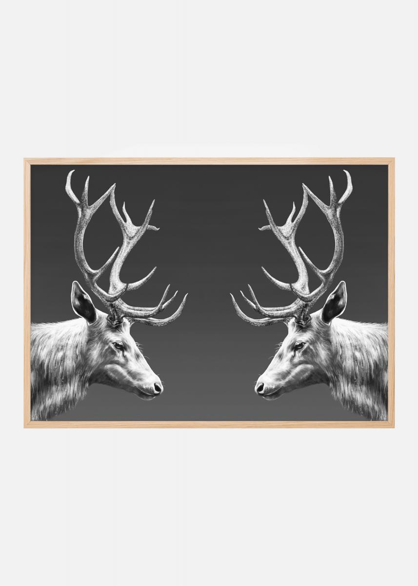Bildverkstad REINDEER DOUBLE Poster