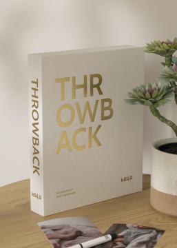 KAILA KAILA THROWBACK Cream - Coffee Table Photo Album (60 Zwarte zijden)