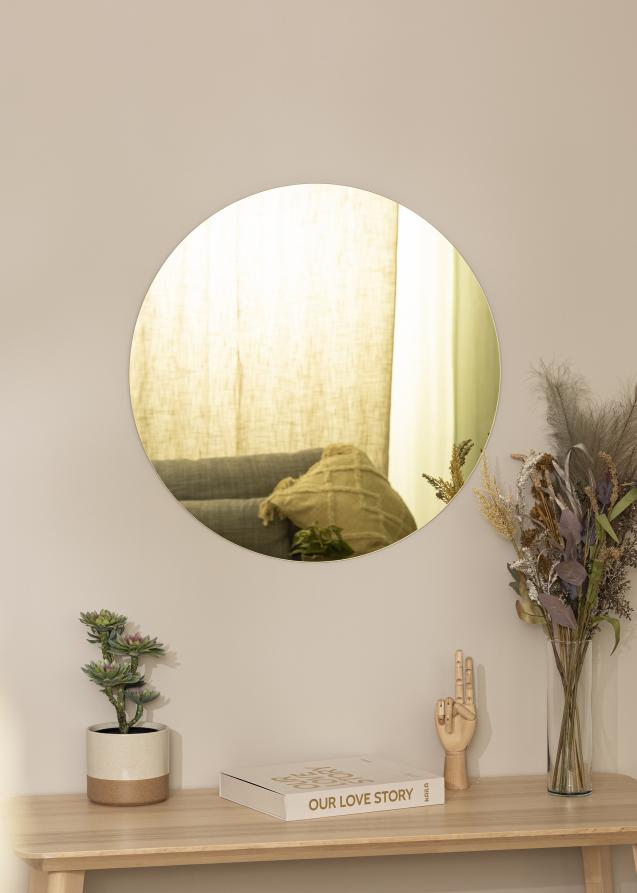 KAILA Spiegel Crystal Yellow 70 cm Ø