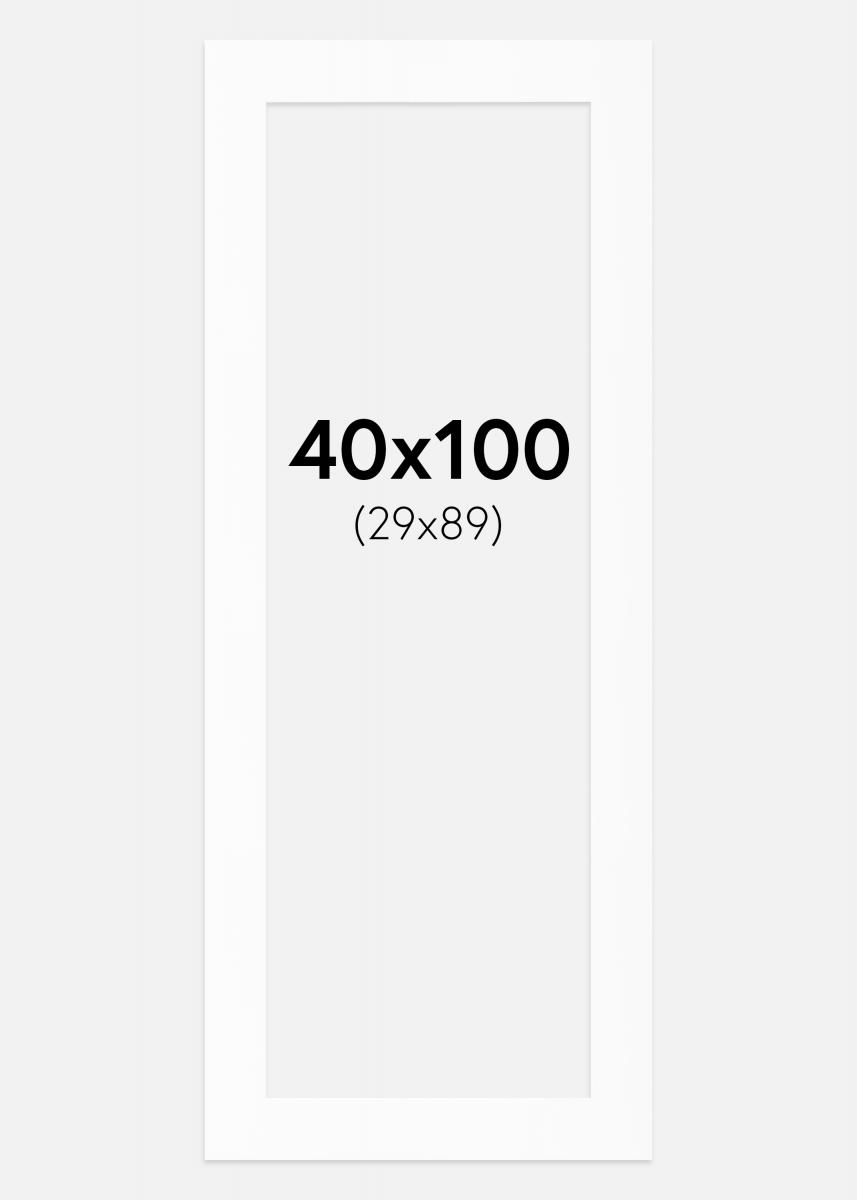Artlink Passe-partout Wit Standard (Witte kern) 40x100 cm (29x89)