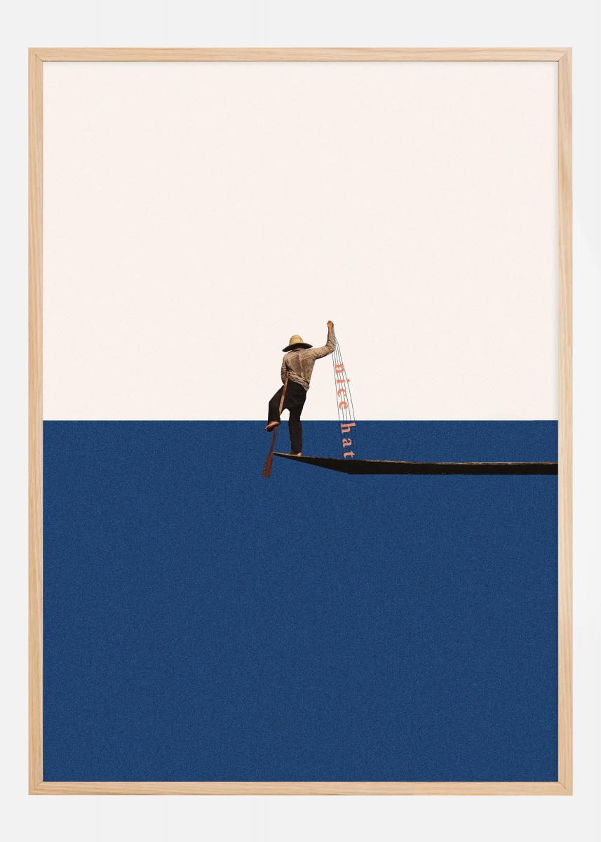 Bildverkstad Fishing for compliments Poster