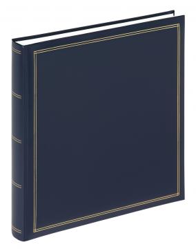 Walther Monza Album Classic Blauw - 34x33 cm (60 Witte zijden / 30 bladen)