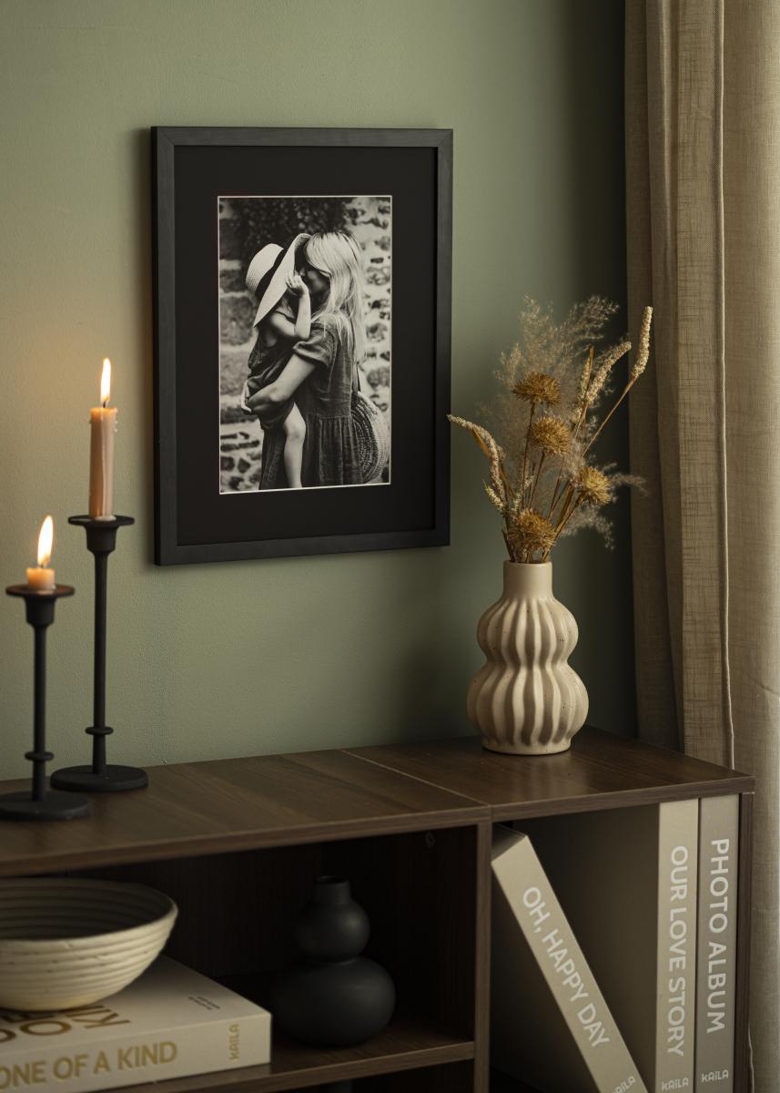 Artlink Passe-partout Zwart Standaard (Witte kern) 40x50 cm (28,7x41 - A3)