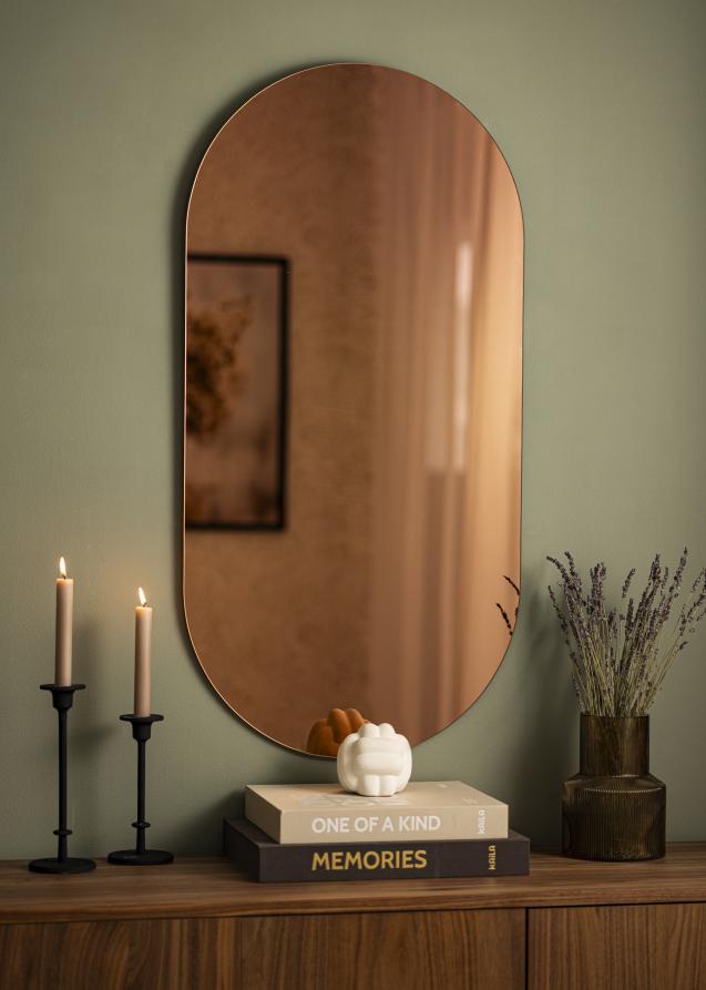 KAILA KAILA Spiegel Oval Rose Gold 50x100 cm