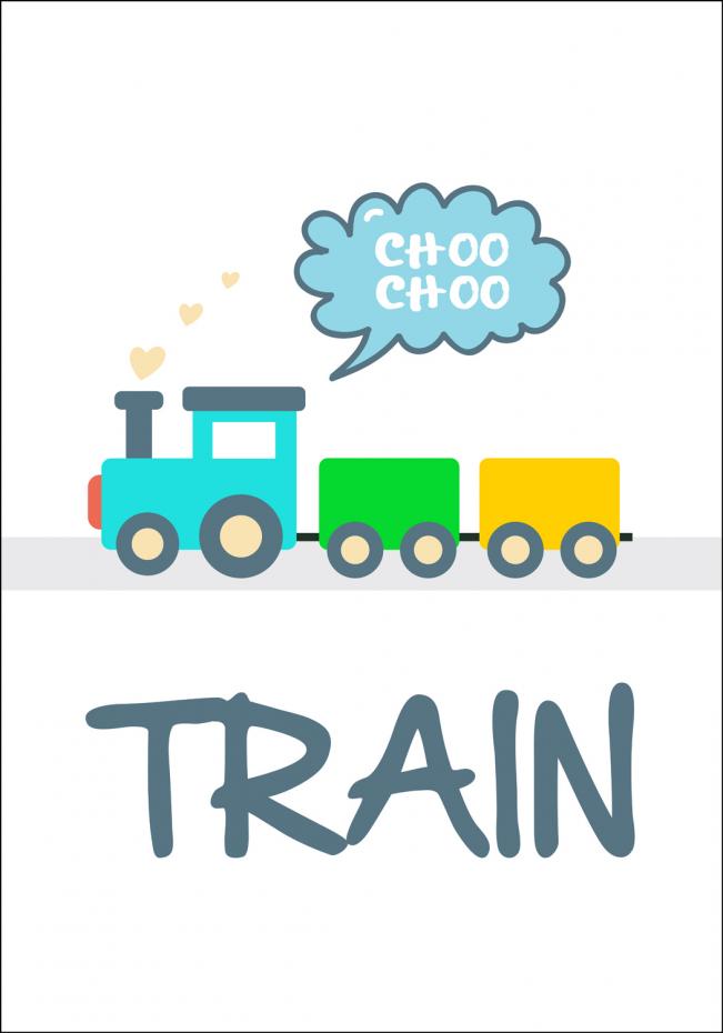 Bildverkstad Train Choo Choo Poster