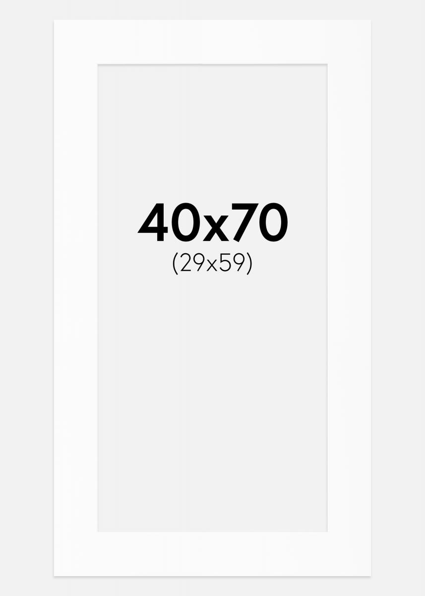 Artlink Passe-partout Wit Standard (Witte kern) 40x70 cm (29x59)