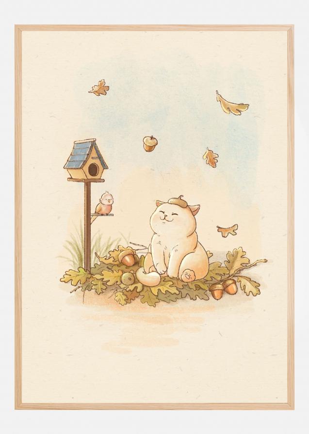 Bildverkstad Chilling Chubby Cat Poster
