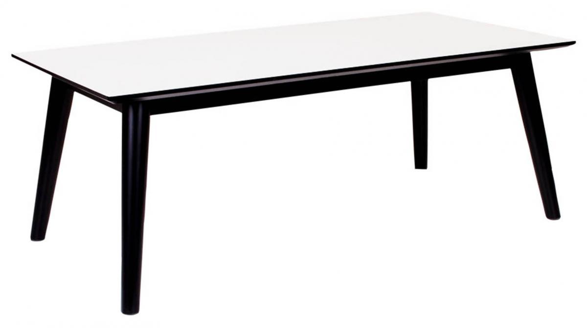 House Nordic Salontafel Copenhagen 60x120 cm - Wit/Zwart