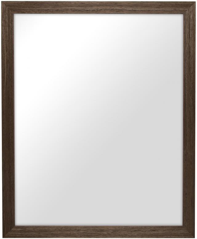 Spegelverkstad Spiegel Timber Licht Walnoot - Eigen afmetingen