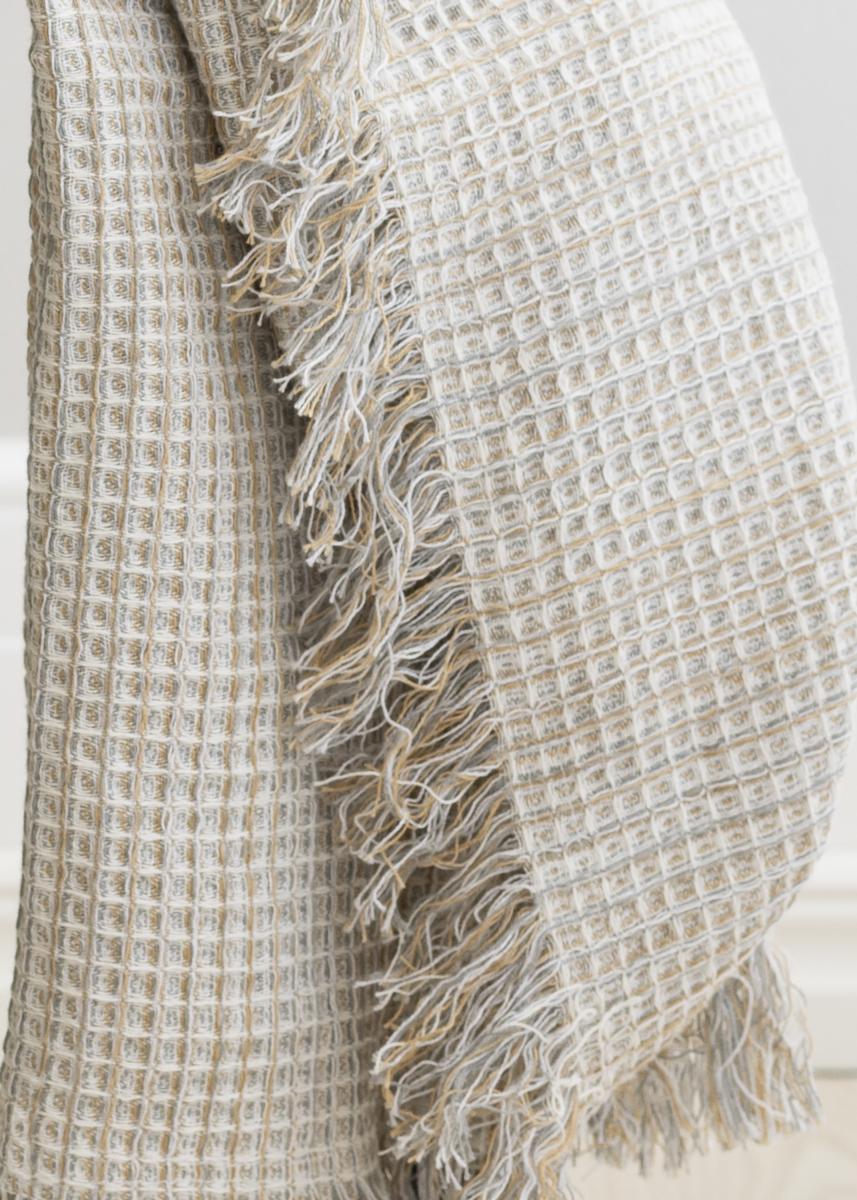 Recycled by wille Plaid Vilhelmina - Asgrijs 130x170 cm