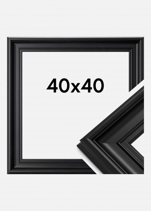 Galleri 1 Fotolijst Mora Premium Acrylglas Zwart 40x40 cm