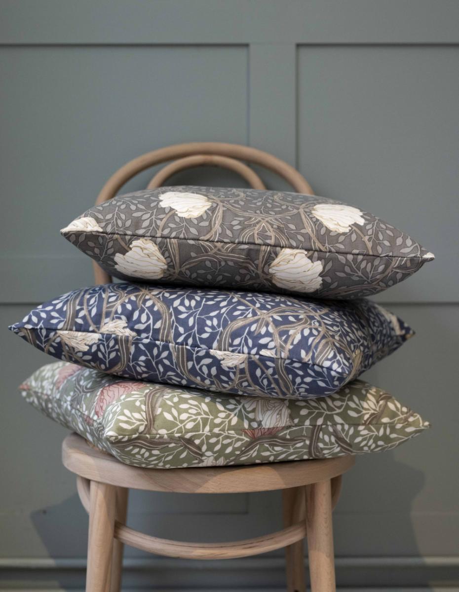 Fondaco Matilda Kussenhoes Blauw/Wit 45x45 cm