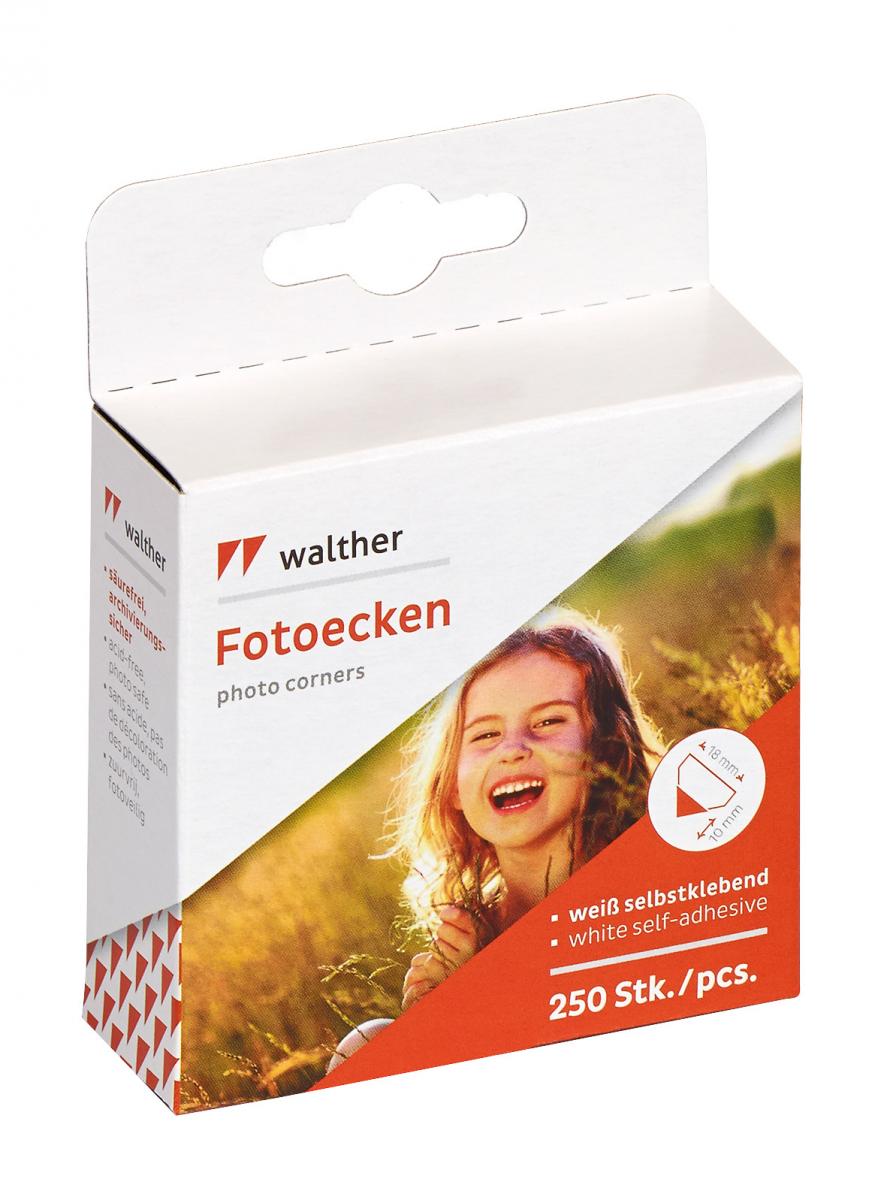 Walther Walther Fotohoekjes - 250 st.