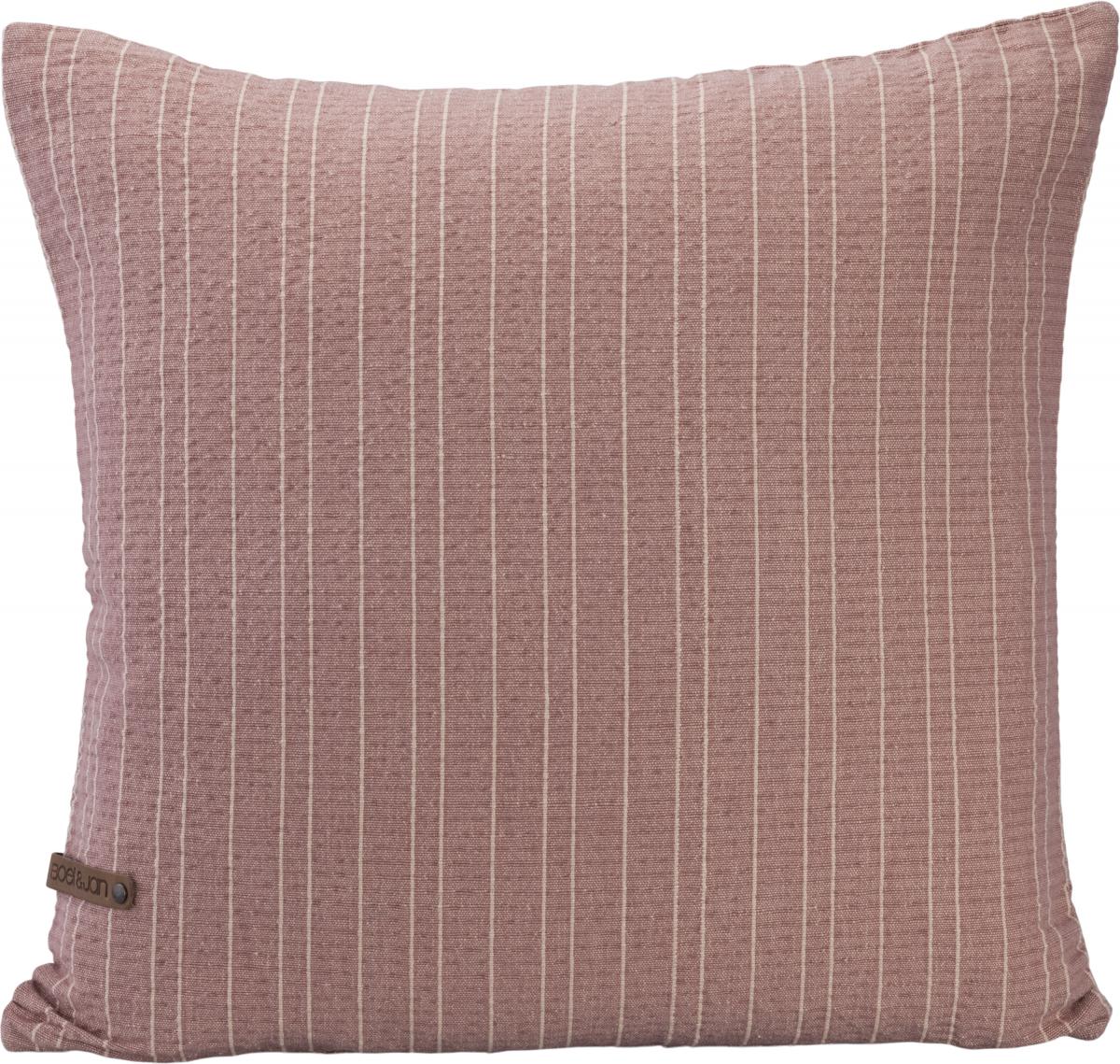 Boel&Jan Kussensloop Raw Stripe - Roze 50x50 cm