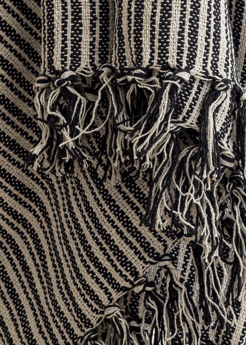 IB Laursen Plaid Stripes - Zwart/Beige 130x160 cm