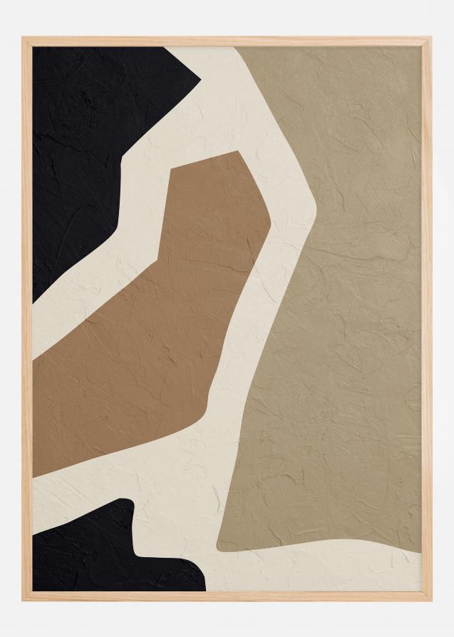 Bildverkstad Minimalistisk Art Beige Poster