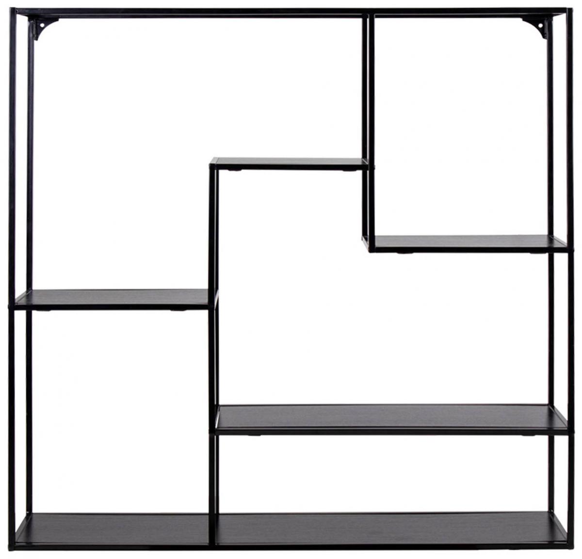 House Nordic Wandplank Vita 85x85 cm - Zwart
