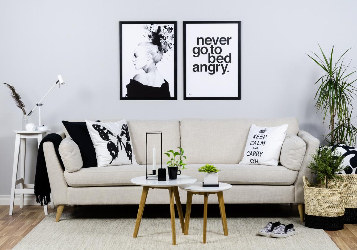 Artlink Fotolijst Trendline Acrylglas Zwart 90x90 cm