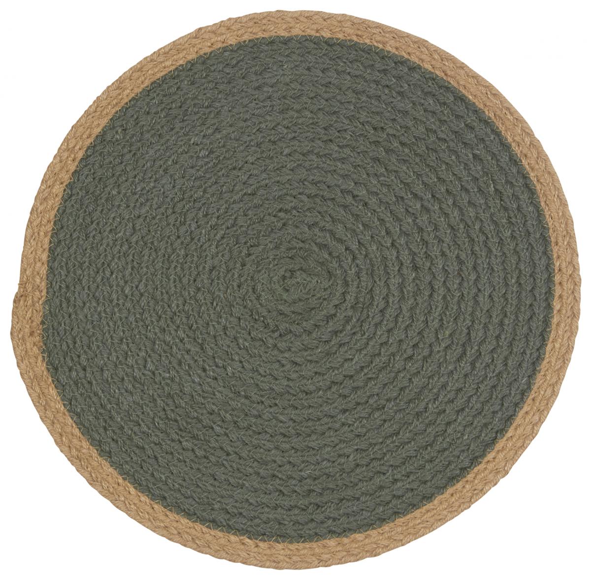 Fondaco Placemat Nour - Groen 38 cm Ø