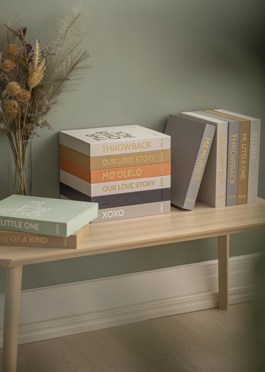KAILA KAILA THROWBACK Grey XL - Coffee Table Photo Album (20 Zwarte zijden)