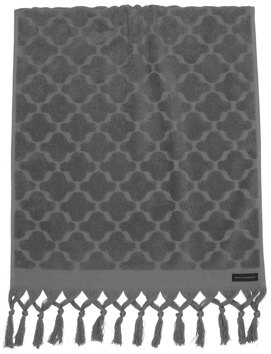 Fondaco Handdoek Miah - Donkergrijs 50x70 cm