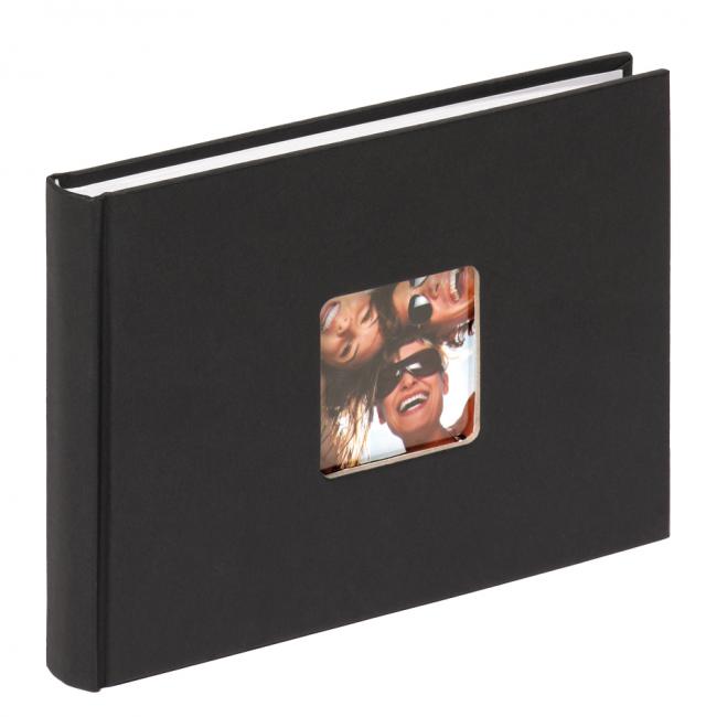 Walther Fun Album Zwart - 22x16 cm (40 Witte zijden / 20 bladen)