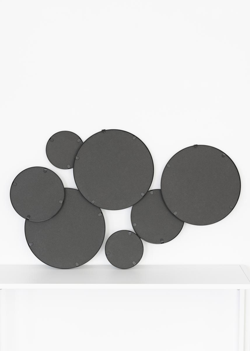 KAILA KAILA Spiegel Bubbles - Zwart 72x43 cm