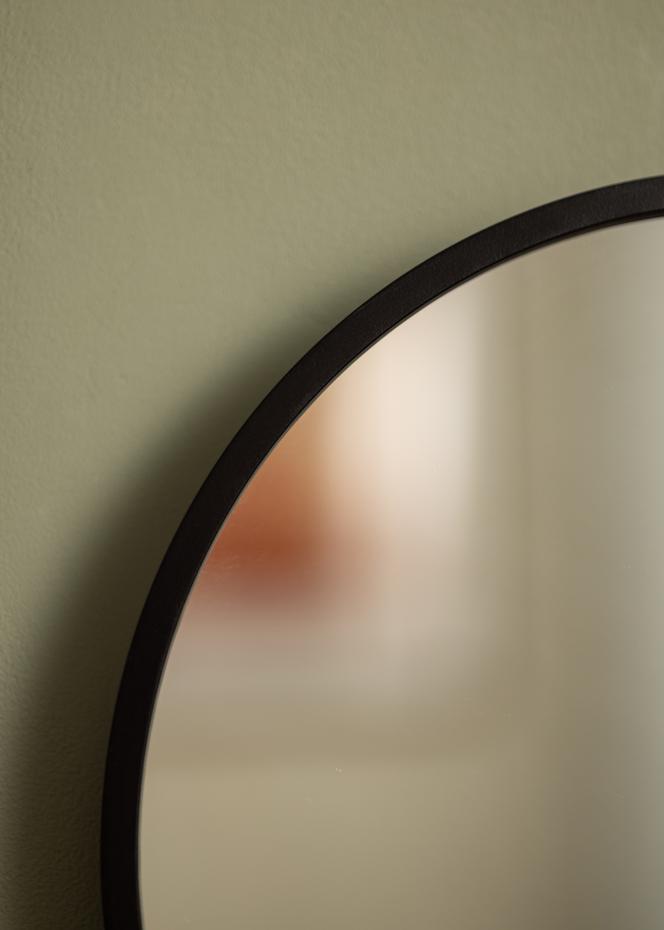 KAILA KAILA Round Mirror - Edge Black 30 cm 