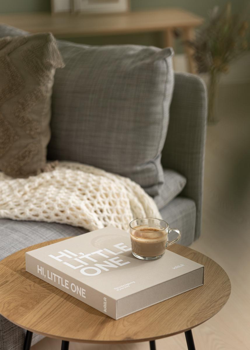 KAILA KAILA HI LITTLE ONE Grey - Coffee Table Photo Album (60 Zwarte zijden)