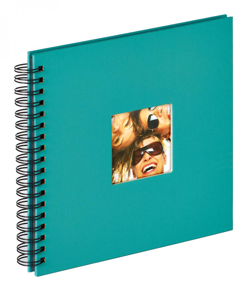 Walther Fun Spiraalalbum Groen - 26x25 cm (40 Zwarte pagina's / 20 bladen)