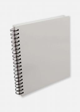 Estancia Vierkant Spiraalfotoalbum Wit -25x25 cm (80 Wit zijden / 40 bladen)