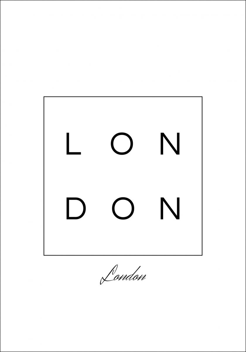 Bildverkstad London Poster