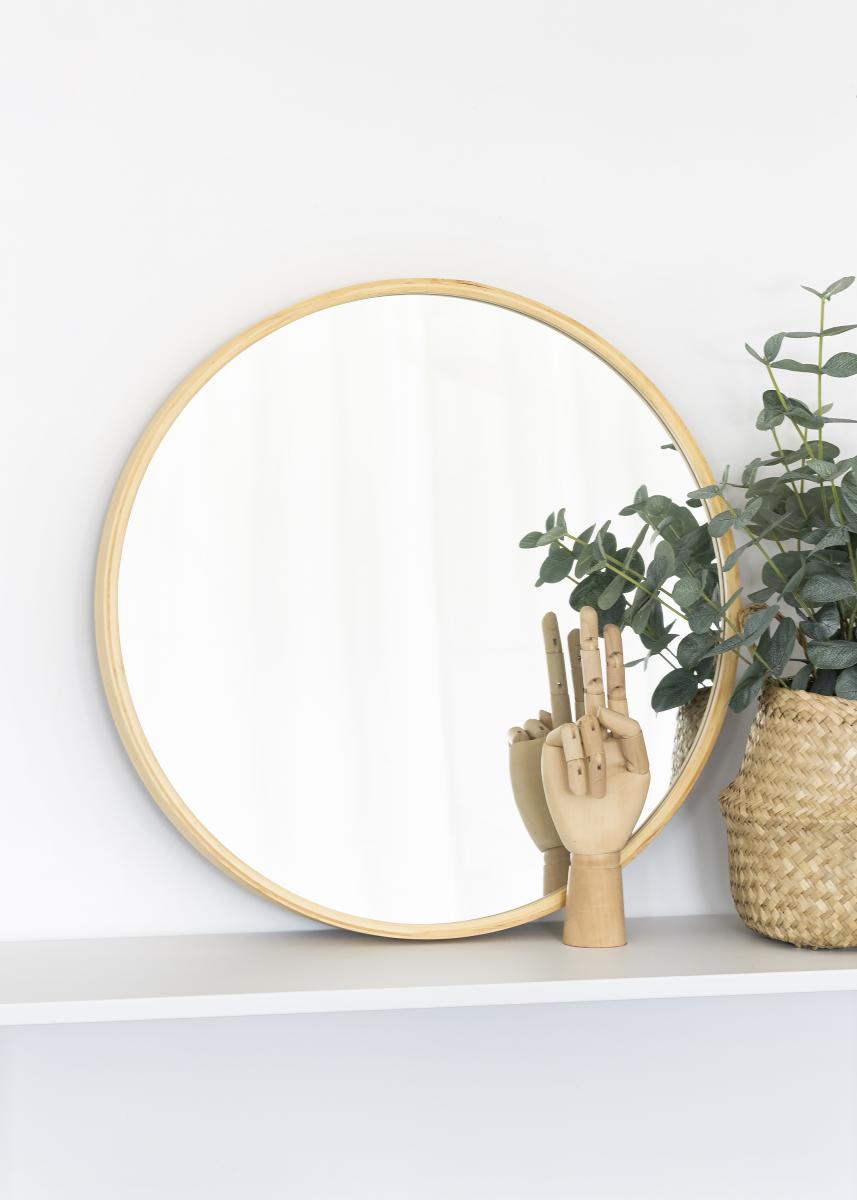 KAILA KAILA Ronde Spiegel Deep - Oak 50 cm Ø